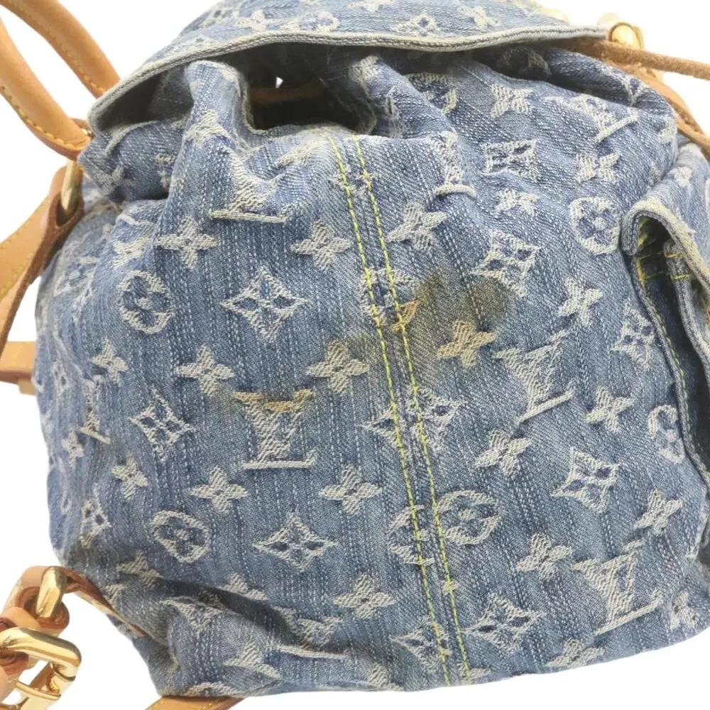 Louis Vuitton Monogram Denim Sac A Dos GM Backpack Blue